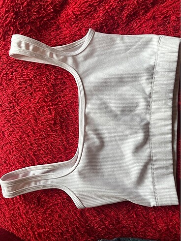 basic beyaz crop top