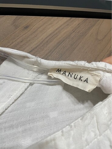 universal Beden beyaz Renk Manuka elbise