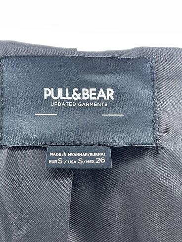 s Beden çeşitli Renk Pull and Bear Kot Ceket %70 İndirimli.