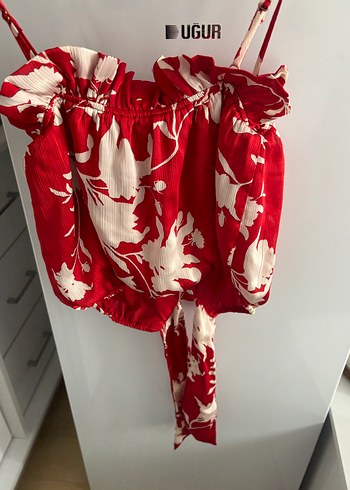 Kırmızı Mini Volanlı - Görsel 4