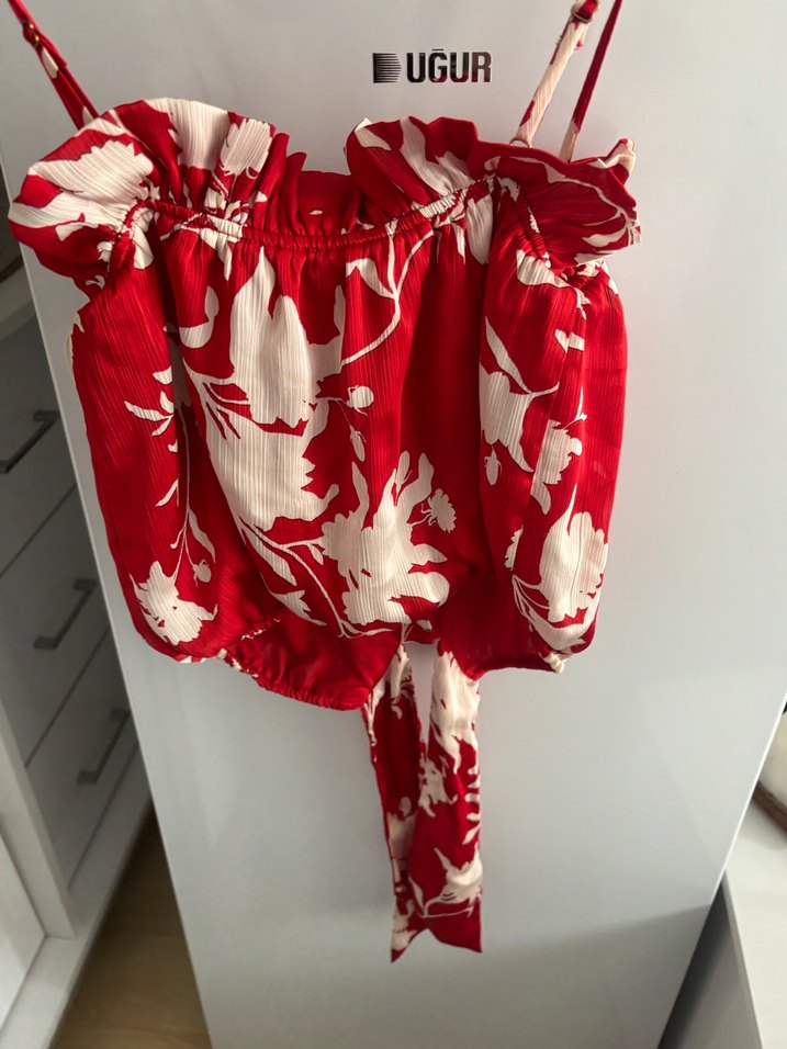 Kırmızı Mini Volanlı - Görsel 4