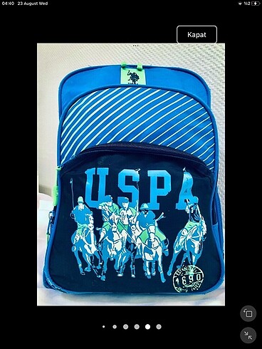  Beden US POLO ASSN-ORIGINAL LİSANSLI ÇANTA