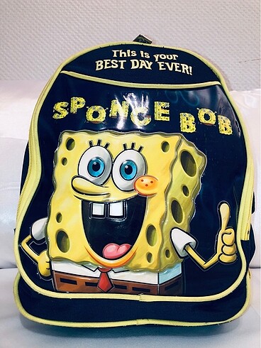 SUNGER BOB KABARTMALI SÜPER ÇANTA