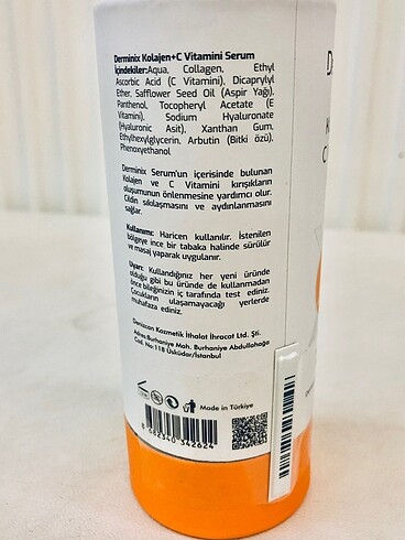  Beden Renk SERUM-COLLAGEN VE C VITAMINI