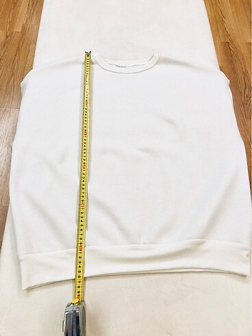 diğer Beden çeşitli Renk BATTAL BOY EKRU RENK SWEATSHIRT