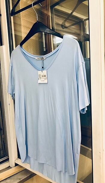 Oysho SIFIR BATTAL BEDEN-OYSHO GÖK MAVİSİ, T-SHIRT