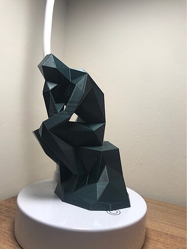 Düşünen Adam Figürü - Hediyelik 3D ürün