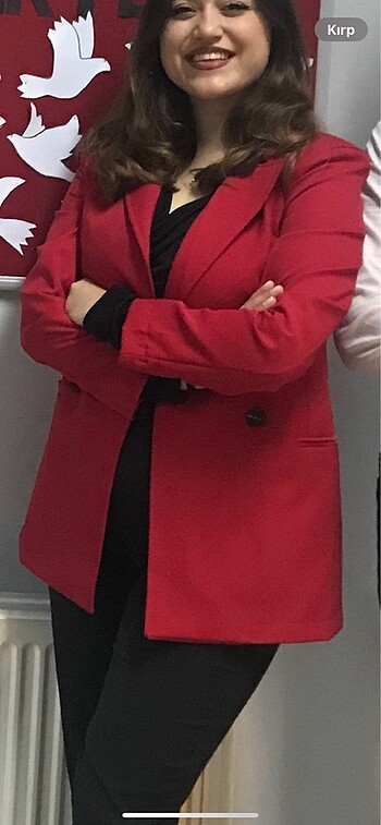 Kırmızı Blazer