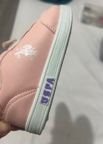 Kız Çocuk Pembe Cırt Cırtlı Spor Ayakkabı - Görsel 5