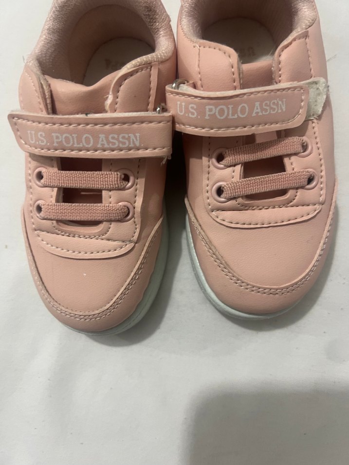 Kız Çocuk Pembe Cırt Cırtlı Spor Ayakkabı - Görsel 2