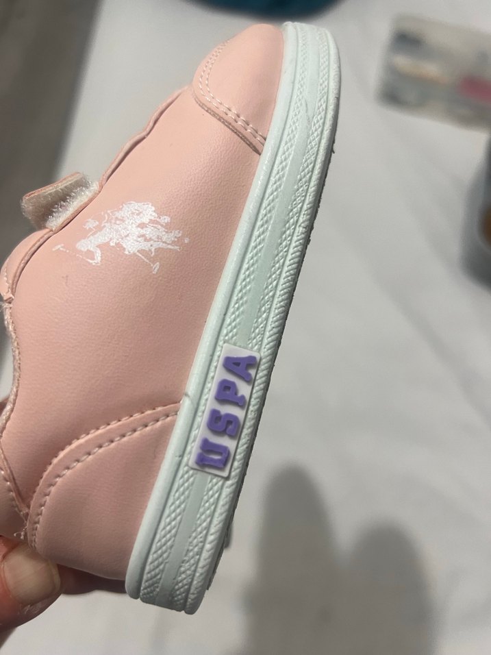 Kız Çocuk Pembe Cırt Cırtlı Spor Ayakkabı - Görsel 5