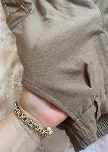 Kahverengi Bol Kesim Midi Kadın Kumaş Pantolon - Görsel 8