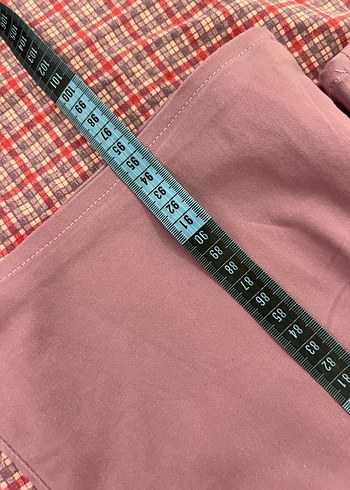 Mor Loose Fit Kadın Kumaş Pantolon - Görsel 8