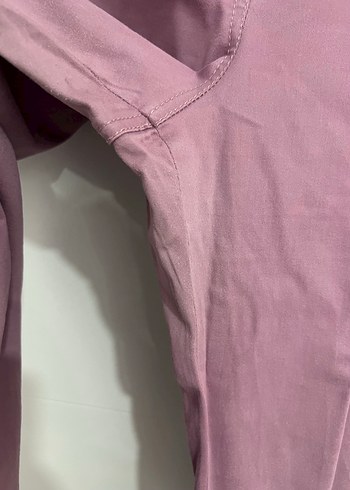 Mor Loose Fit Kadın Kumaş Pantolon - Görsel 5