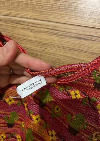 Bohem Tarzı İnce Askılı Desenli Kadın Üstü - Görsel 5