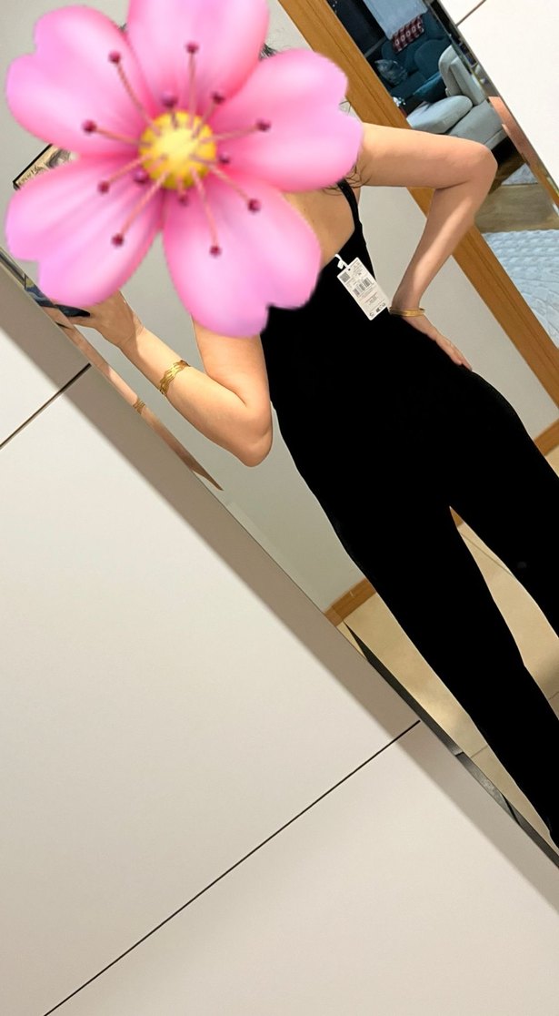 Siyah Straplez uzun kadife Kadın Tulum - Görsel 4