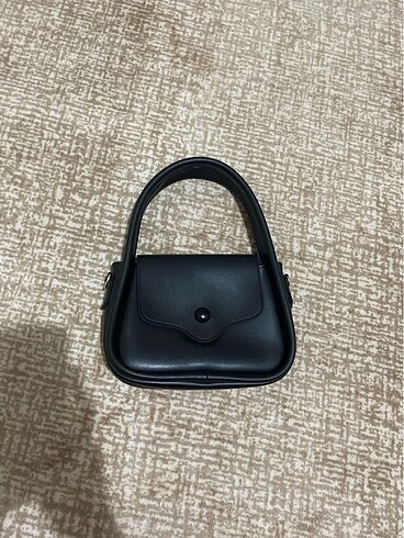 Zara Siyah mini el çantası