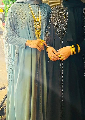 Yeşil Nakışlı Uzun Bohem Kadın Hint Elbisesi - Görsel 2