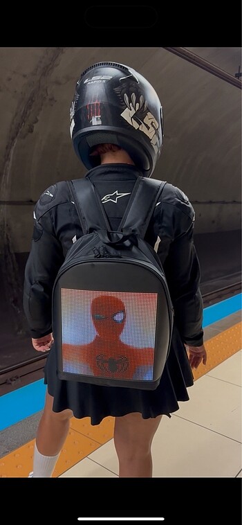 Akıllı gözlü led motor çanta - Görsel 4