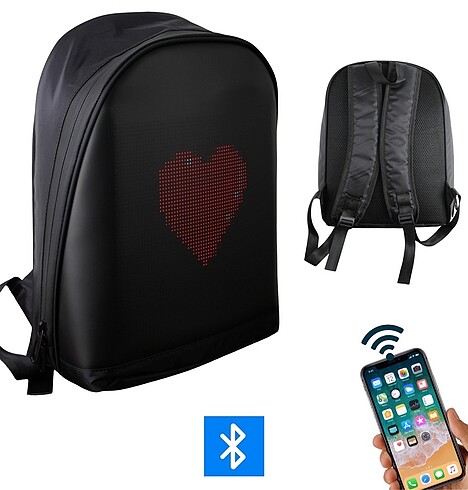 Akıllı gözlü led motor çanta - Görsel 6