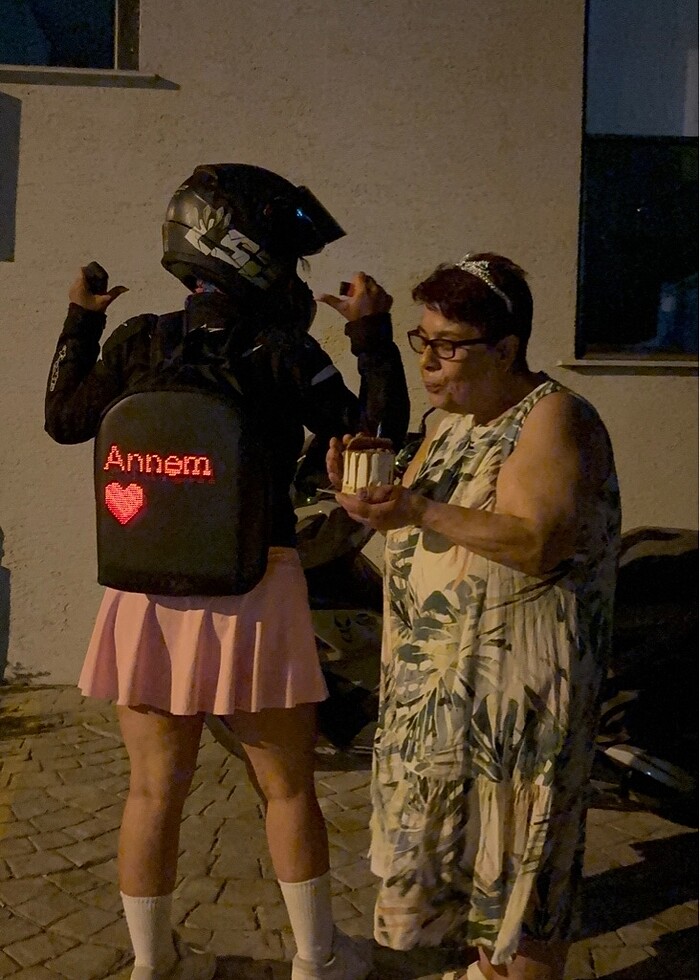 Akıllı gözlü led motor çanta - Görsel 3