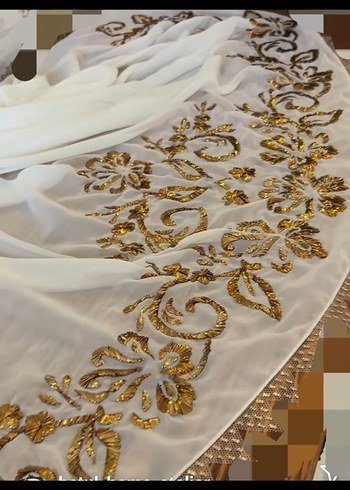Zara Home Altın İşlemeli