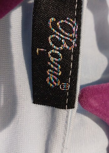 Mavi Nakışlı Uzun Kadın Sabahlık - Görsel 4