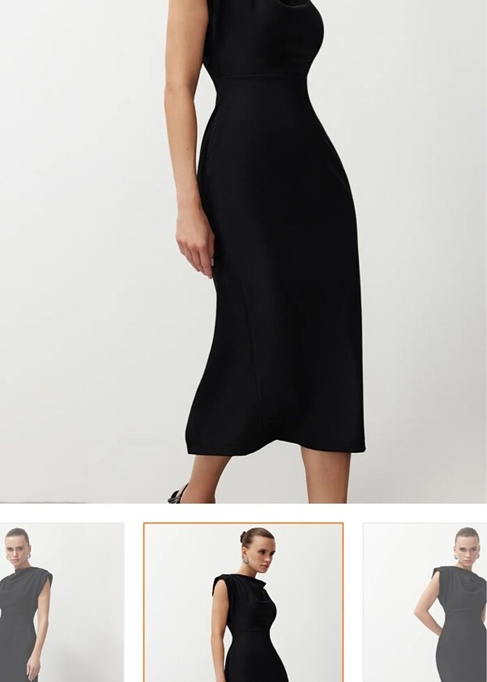 Siyah elbise - Görsel 2