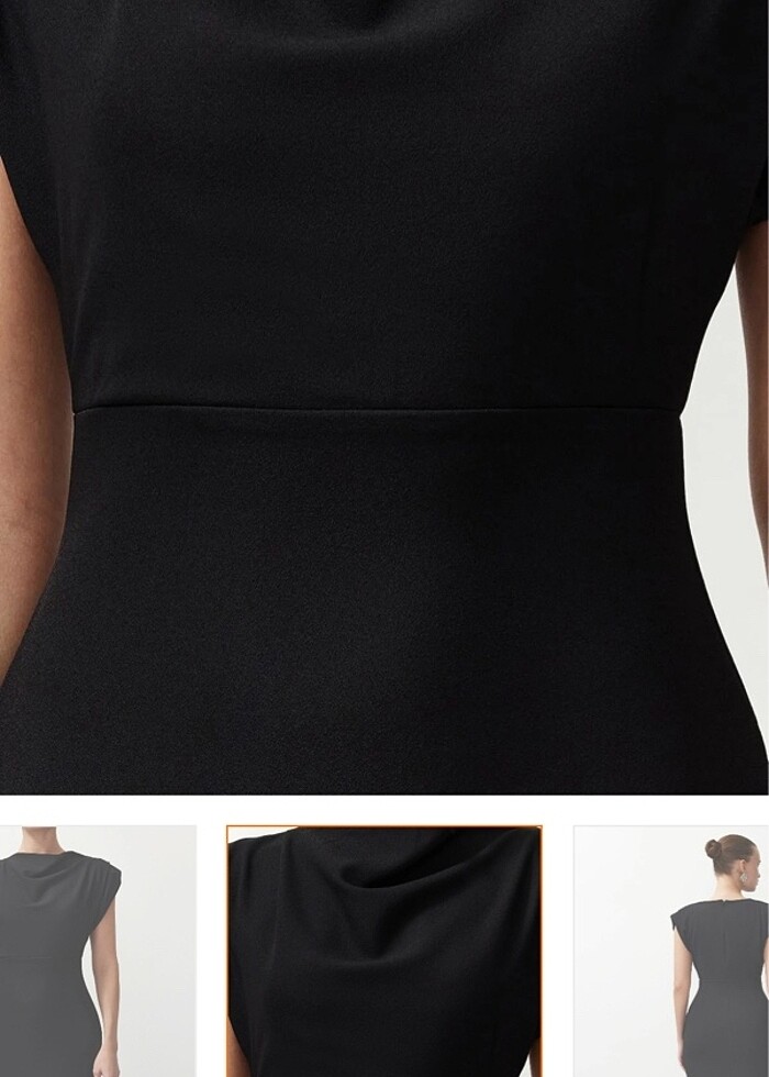 Siyah elbise - Görsel 3