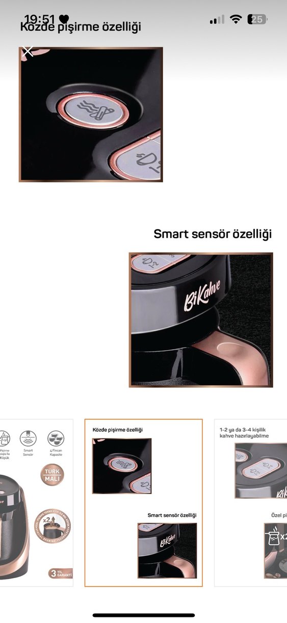 Stilevs BiKalve Türk Kahvesi Makinesi - Görsel 2