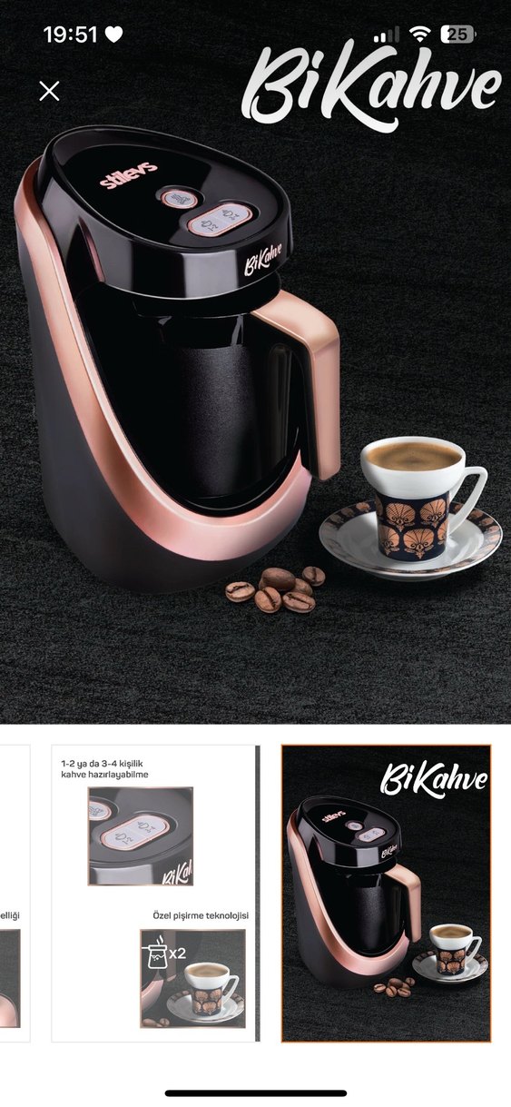 Stilevs BiKalve Türk Kahvesi Makinesi - Görsel 4