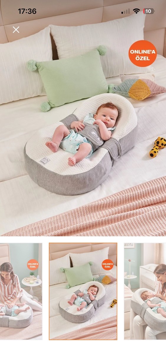 Yenidoğan bebek Yatağı Rahat Uyku İçin - Görsel 2
