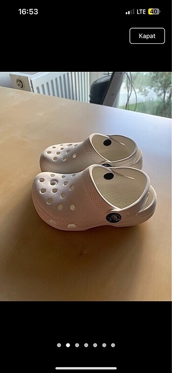 24 Beden Orjinal Crocs c8 numara