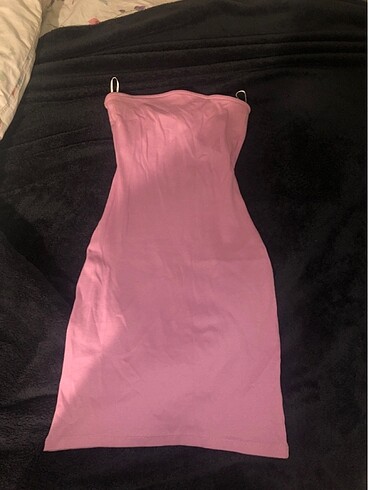 H&m mini straplez elbise