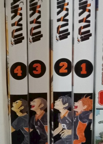 Haikyuu! Cilt 1-4 Manga çizgi roman Seti