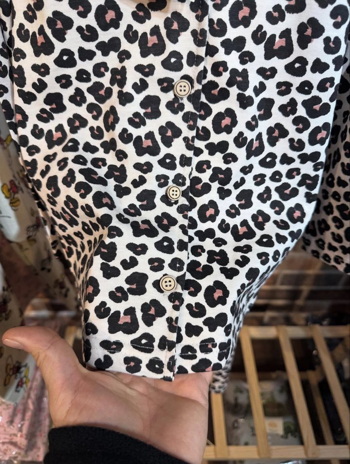 Leopar Desenli pijama takımı - Görsel 2