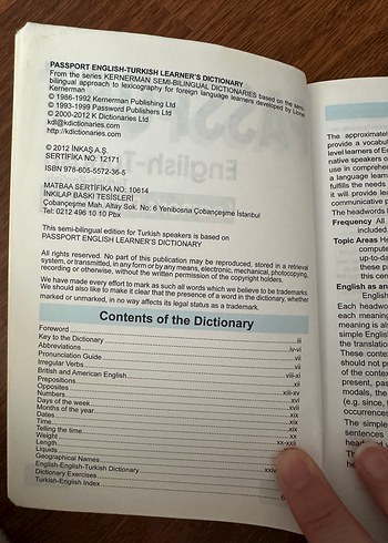 Passport İngilizce-Türkçe Öğrenenler Sözlüğü - Görsel 3