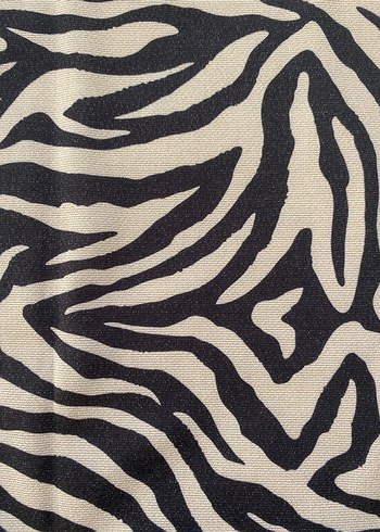 Kadın Zebra Desenli Midi Etek - Görsel 2