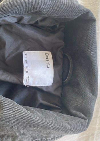 Düğmeli Gri Kadın Denim Ceket - Görsel 3