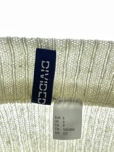 s Beden beyaz Renk H&M Kazak / Triko %70 İndirimli.