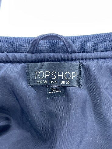 38 Beden lacivert Renk Topshop Mont %70 İndirimli.