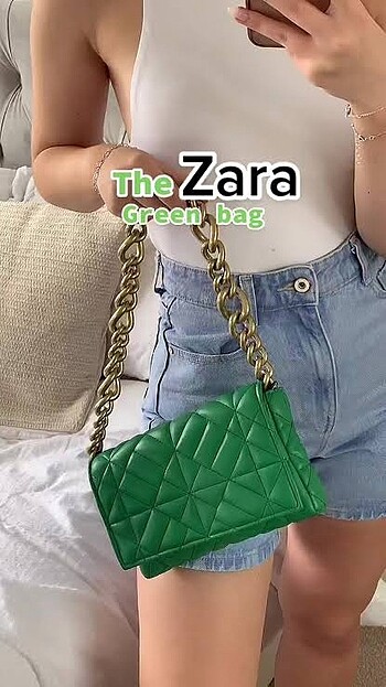 Beden yeşil Renk Zara Canta