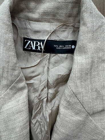 Zara Zara Bej Oversize Blazer