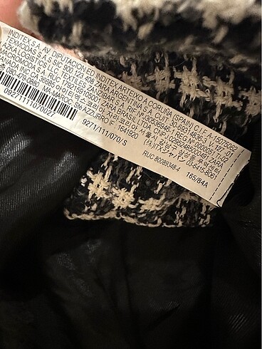 s Beden siyah Renk Zara Tuvit Crop Blazer