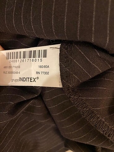 xs Beden kahverengi Renk Zara Poplin Elbise