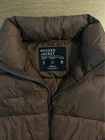 l Beden Stradivarius Kahverengi Puff Yelek