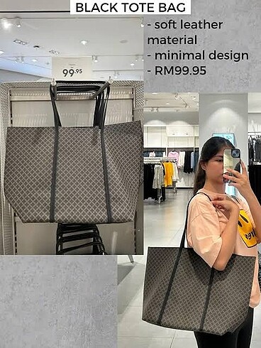  Beden siyah Renk H&M Canta