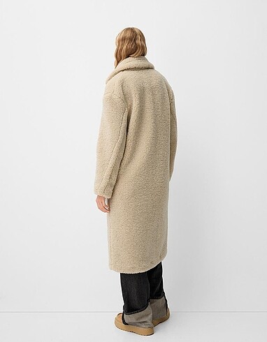 Bershka Bershka Shearling Kaban