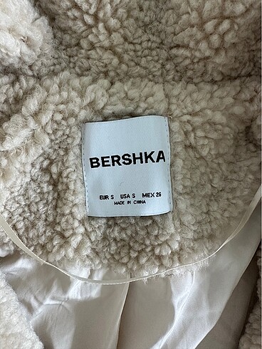 s Beden camel Renk Bershka Shearling Kaban