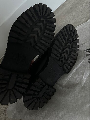 39 Beden siyah Renk Zara Loafer